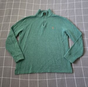Vtg Polo Ralph Lauren Quarter Zip Pullover Sweater